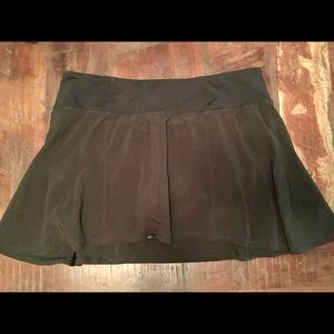 Black Lulu Running Skirt